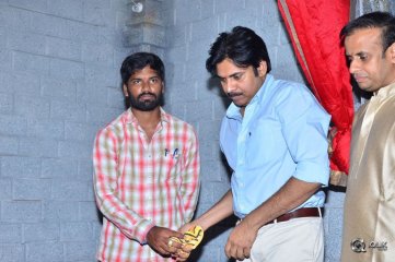 Pawan Kalyan At Andhra Prabha Office Ganesh Pooja